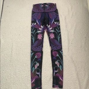 Yoga Democracy Dragonfly Orchid Yoga Leggings